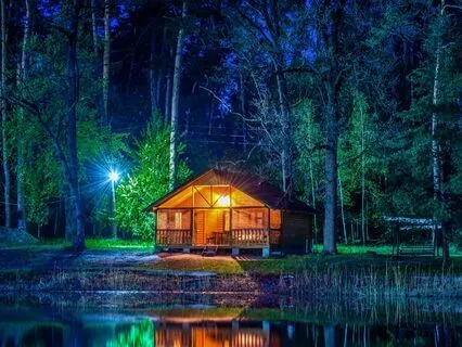 Nature Sounds : Night River - Frogs & Crickets