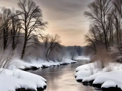 Nature Sounds: Winter Stream Serenade