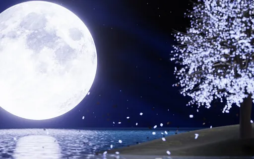 Night Sky Ocean - Piano