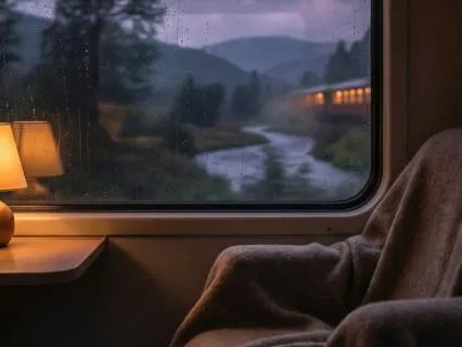 Night Train Journey For Cozy Sleep