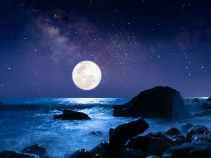 Nighttime Ambience, Sleep Music, & Piano (Sparkling Moon)