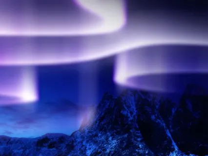 Northern Lights Ambient Sleep Music With Wind & Lake Sounds