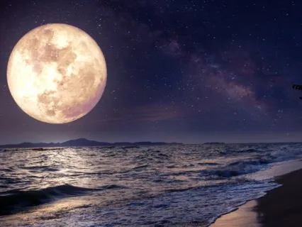 Ocean Waves At Night