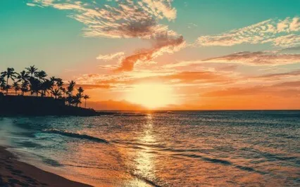 Om Frequency (136.1Hz) With Ocean Waves (Long Version)