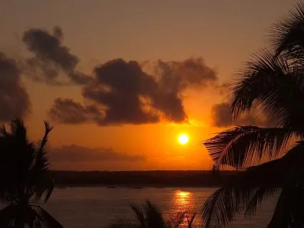 One Minute Of Warmth As The Sun Rises On Lamu Island