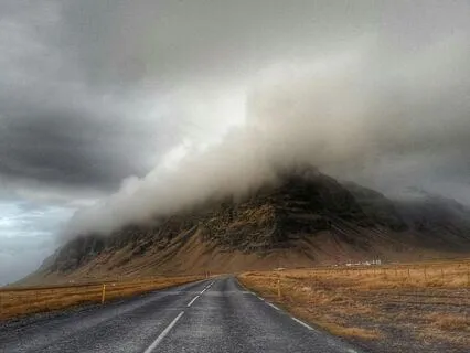 Orkanböen in Island (Windgeräusche)