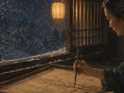 Painting Plum Blossoms On Silk After Snow | Sleep Story