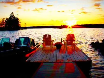 Peaceful Cottage Sunrise