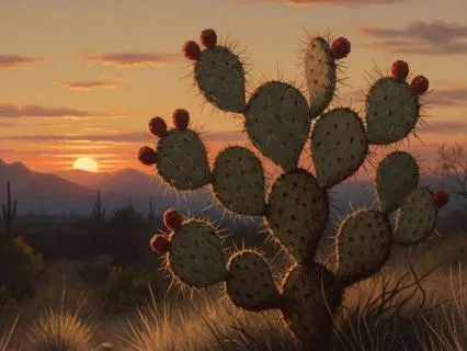 Peaceful Desert Twilight