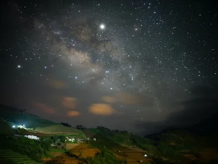 Peaceful Nature At Night