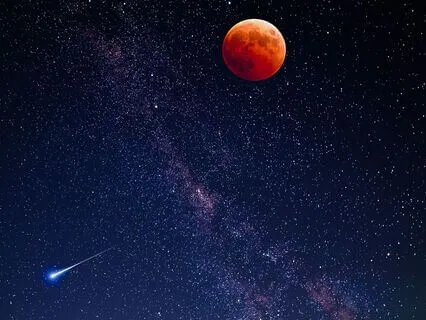 Pisces Blood Moon - Deep Eclipse Journey (No Music)