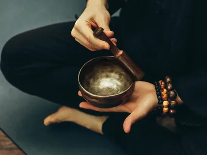 Positive Affirmation | Thunderstorm With Crystal Singing Bowls