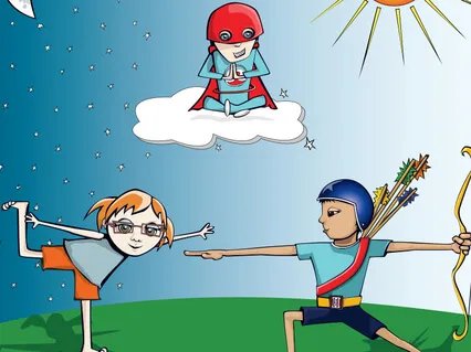 Positivity And Self-Care Visualization For Middle School Students: The Adventures Of Super Stretch