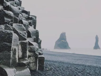 Powerful Ocean Waves ! Black Sand Beach Iceland 8 Hours!