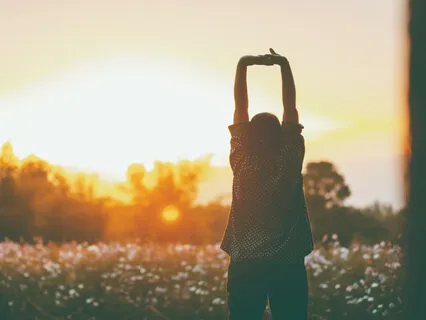 Prostor k nadechnutí s milující laskavostí