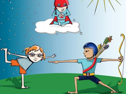 Pulse Points Meditation For Middle School Students: The Adventures Of Super Stretch