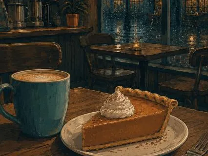 Pumpkin Pie And Coffee