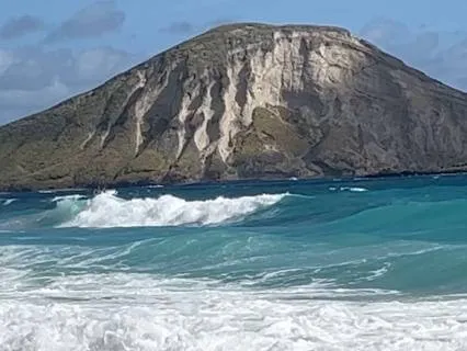 Morning Meditation in Rabbit Island, Hawaii
