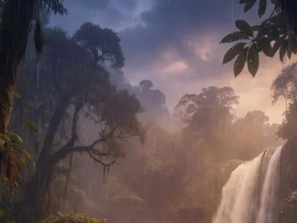 Rain and Waterfall for Insomnia Relief