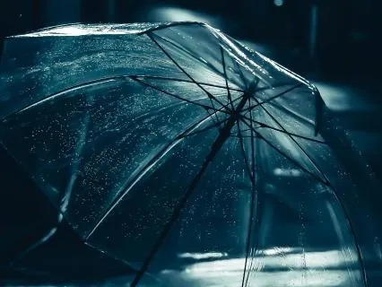 Rain Drops On Umbrella 8 Hours