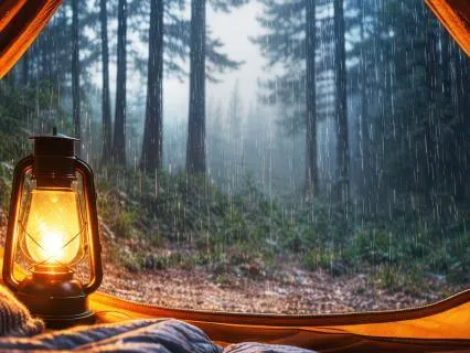 Rain On A Tent: Cozy Camping Rain Sounds For Calm