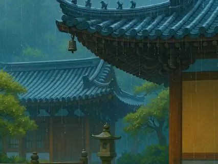 Rain On Metal Roof With Lo-Fi Music | Chill Beats For Sleep