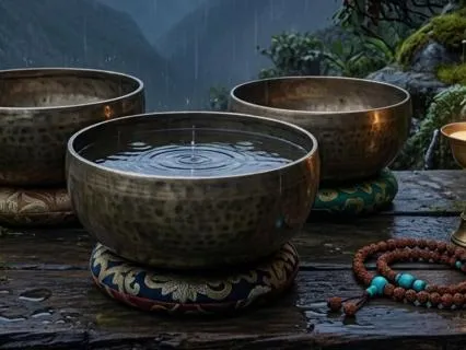 Rain, Thunder & Tibetan Bowls: Deep Sleep Storm Meditation