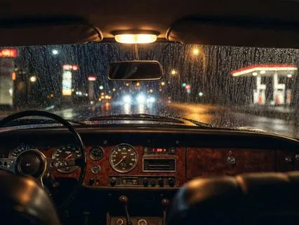 Rain White Noise Inside a Car