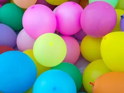 Rainbow Colored Balloon Imagination For Children!