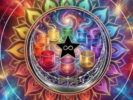 Rainbow Heart - Alchemy Crystal Singing Bowls - Sleep - 8Hrs
