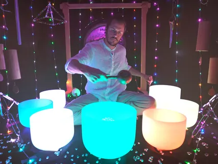 Rainbow Road Binaural Sound Bath For Molecular Stimulation