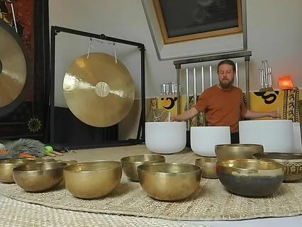 Raindrops Of Healing - Crystal Singing Bowls And Light Rain