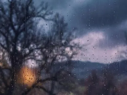 Rainstorm on Window for Insomnia