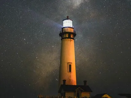Rainy Bedtime Story: Lighthouse On Lake Michigan