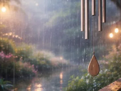 Rainy Dream With Gentle Chimes