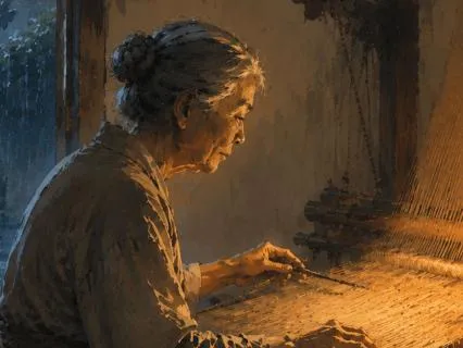Rainy Night At The Silk Loom | Sleep Story Ancient China
