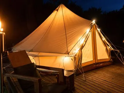 Rainy Night In The Tent: Cozy Bedtime Story With Rain Sounds