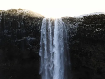 Real Waterfall In Ecuador