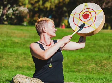 Reiki Drum Journey With Spoken Guide-In