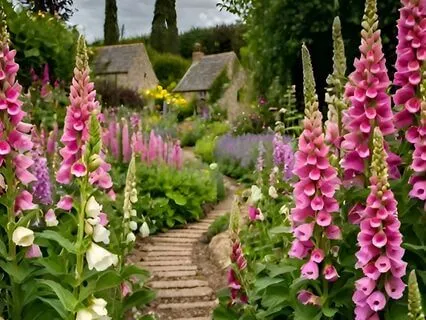 Relaxing In The Flower Garden