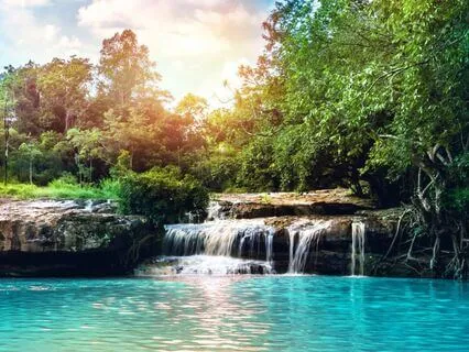 Relaxing Pink Noise With Waterfall Sounds