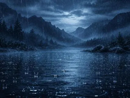 Relaxing Rain With Calming Music | 8 Hours | All-Night