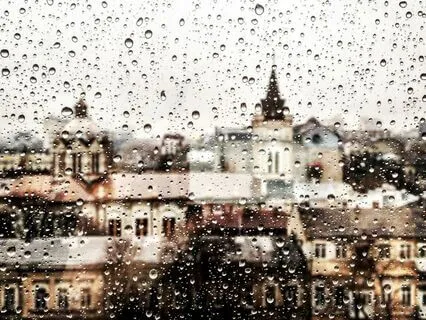Relaxing Sound Of Thunder And Rain Over The City