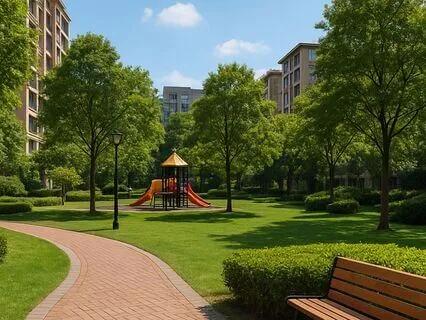 Relaxing Sounds Of Children Playing In The Park