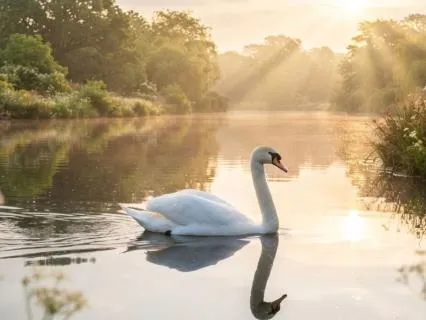 Relaxing Swan Music: Meditation For Deep Calm