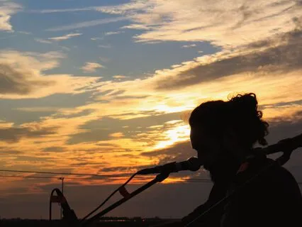 Sunset Orange - Moving Harmonium And Voice