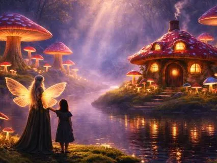 Rest In The Fairy's Mushroom Forest