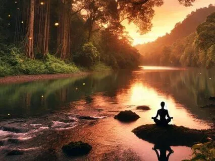 Restful Night's Sleep: A Soothing Riverside Walk