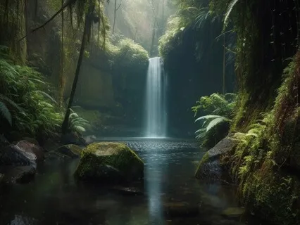 River And Waterfall | 1 Hour