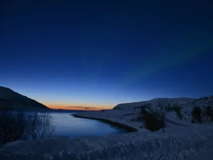 Rural Australian Creek In The Wintertime